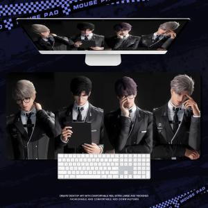 Anime Love and Deepspace  Sylus Rafayel Xavier Theme Mouse Pad Wrist Rest Keyboard Desk Mat Mousepad Laptop Cosplay Playmat Gift