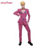 Miccostumes Men's Golden Wind Giorno Cosplay Costume Outfit for Men Halloween cosplay costume