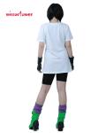 Women's Anime  Z Videl Cosplay Costume with Gloves and Shoe Covers