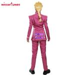 Miccostumes Men's Golden Wind Giorno Cosplay Costume Outfit for Men Halloween cosplay costume