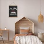 LZYRF Just A Girl Who Really Loves Anime Wall Art Poster Framed, Anime Lovers Gifts for Girls Canvas Prints Wall Decor for Home Girls Bedroom Apartment Dorm Room, 12x16 Inch