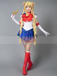 Anime Sailor Tsukino Usagi Serena Cosplay Costume Women Dress Uniform Halloween