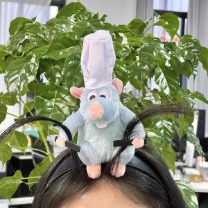 New Ratatouille Hairband Cartoon Anime Cute Plush Doll Hairpin Funny Headband Cute Headdress Creative Headband Girl Gifts