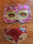 Kids cosplay dress-up accessories 17 items, masks, headbands, hats