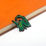 Anime Game Cute Cartoon Green Sky Pet Badge Brooch Dragon Cosplay Enamel Pin Backpack Clothing Accessories Jewelry Fans Gift