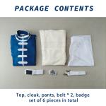 HOLOUN Frieren Beyond Journey's End Anime Himmel Cosplay Costume Wig Shawl Cloak Coat Pants Rose Net Synthetic Christmas Gift