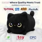 Cute Black Cat Plush Toy for All Ages