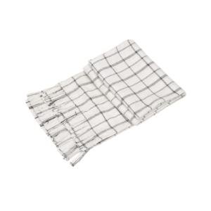 ZNZXYCOS Anime Cosplay Black And White Plaid Scarf Adult Halloween Accessories