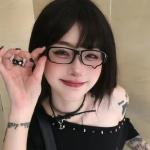 Crying Tears Anime Frame Subculture Half-Frame Glasses Kawaii Gothic Eyeglasses for Unisex Cosplay Daily Wear Accessory Eyewear