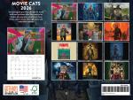 Movie Cats Calendar 2026 by Vincent Hie Funny Pop Culture Wall Monthly 12 Month