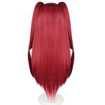 Devil Cosplay Wig Set with Ears and Ponytails