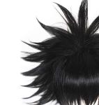 Black Spiky Cosplay Wig with Hair Cap