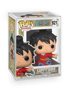 Epic Collectibles Pop Anime: One Piece - Luffy in Kimono (Luffytaro) Vinyl Figure Bundle with Compatible Funko Box Protector