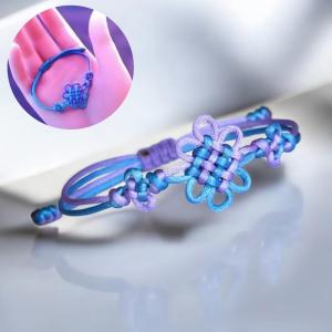 Anime KPop Demon Hunters HUNTR/X Rumi Cosplay Bracelet Woven Rope Chain Pendant Unisex Bracelets Jewelry Accessories