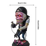 Faruxue Halloween Garden Statue, Angry Statue, Big Mouth Ornament Decorations for Halloween Party, Cosplay, Garden, Porch, Home Decorations, Best Gifts