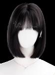 Sua Cosplay Costume Wig Anime Alien Stage Cosplay Costume Microphone White Dress Earrings Short Black Wig Sua Cosplay Clothing