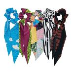 GDAMSTO Anime Hair Scarf Scrunchie in Chiffon for Women - Mitsuri - Hair Bands, Ponytail Holder, Scrunchy Hair Ties - 1 Count