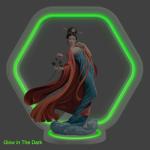 LRANFOW 12 Wall Display Shelves for Funko Pop Mart Figures Anime Figure, Display Ledges with Glow in The Dark Strips, Collector Shelves for Action Figures, Game Room, Mini Collectibles Figure Shelves