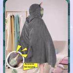 WarmWhisper Anime Blankets, Fluffy Wearable Blanket for Cosplay and Home,One Size(Accessories Not Included) (Alhaitham)