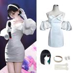 Alien Stage Sua Cosplay Dress and Wig Set