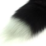Fluffy Fox Fur Tail Keychain for Cosplay