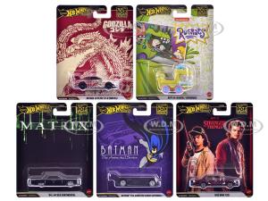 Hot Wheels 5-Piece Diecast Model Car Set