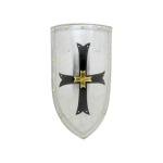 Medieval Crusader Knight Shield for Cosplay & Decor