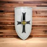 Medieval Crusader Knight Shield for Cosplay & Decor