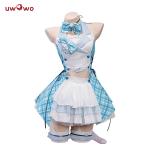 UwowO Vanilla Maid Cosplay Costume for Women