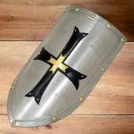 Medieval Crusader Knight Shield for Cosplay & Decor