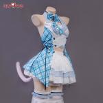 UwowO Vanilla Maid Cosplay Costume for Women