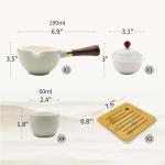 LURRIER Portable Chinese Gongfu Tea Set