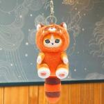 Kawaii Cat Plush Keychains - Set of 2