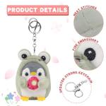 Penguin Plush Keychain for Cosplay and Bag