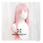 Super Sonico 60cm Pink Ombre Cosplay Wig & Headset