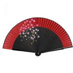 Sakura Design Handheld Silk Bamboo Fan