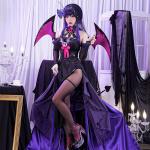 Succubus Raiden Shogun Cosplay Costume from Genshin Impact