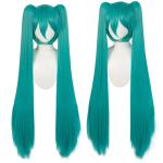 42" Green Long Anime Lolita Cosplay Wig