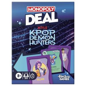 Kpop Demon Hunters Monopoly Deal Card Game