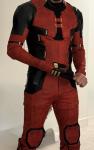 Deadpool Cosplay Suit (Size M) with Shoes