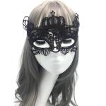 Gothic Lace Half Face Mask for Cosplay Fun