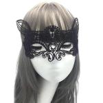 Gothic Lace Half Face Mask for Cosplay Fun