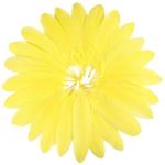 120pcs Yellow Goose Feathers for Crafts and Cosplay