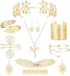 Greek Goddess Costume Accessories Set with Crown
