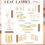 Greek Goddess Costume Accessories Set with Crown