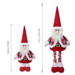 Cute Holiday Plush Figurines: Santa, Snowmen, Reindeer