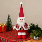 Cute Holiday Plush Figurines: Santa, Snowmen, Reindeer