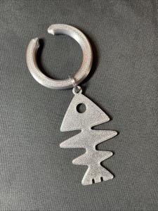 Fish Bone Earrings for Fursuit Cosplay