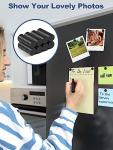 SMARTAKE 80 Pcs Refrigerator Magnets, Small Round Fridge Magnets, Multi-Use Premium Neodymium Office Magnets for Fridge, Whiteboard, Billboard in Home, Kitchen, Office and School (Black)