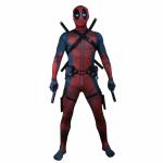 US Deadpool Spider-Man Cosplay Adult Jumpsuit Halloween Costume Accessories